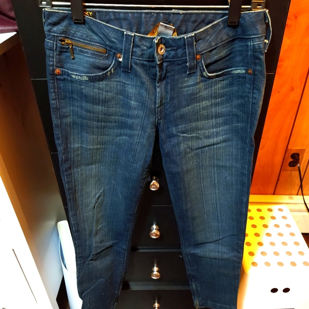 Lucky Brand Crop Jeans Sz 26 2 made in USA